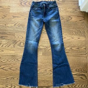 AEO Flared Wide Leg Jeans